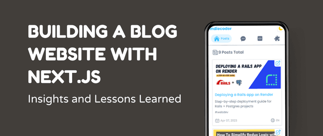 Building A Blog Website with Next.js